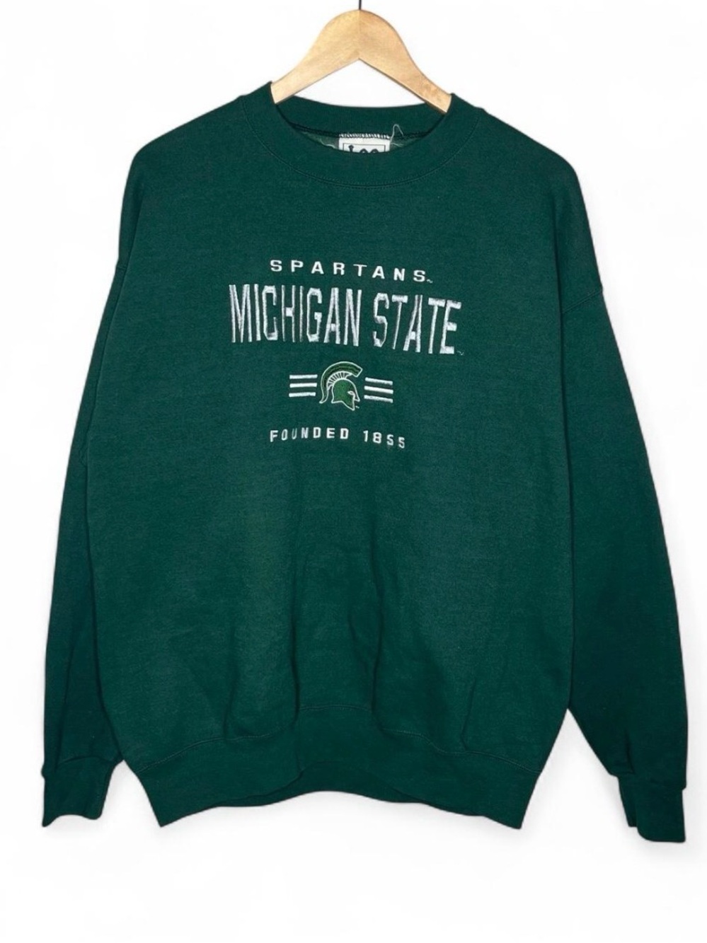 Vintage Lee Michigan State Spartans Crewneck Sweatshirt Size Large
